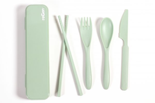 4 Piece Reusable Cutlery Set