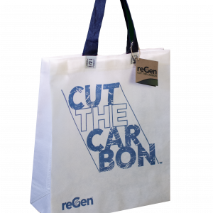 An image of reGen's carbon-conscious reusable tote bag